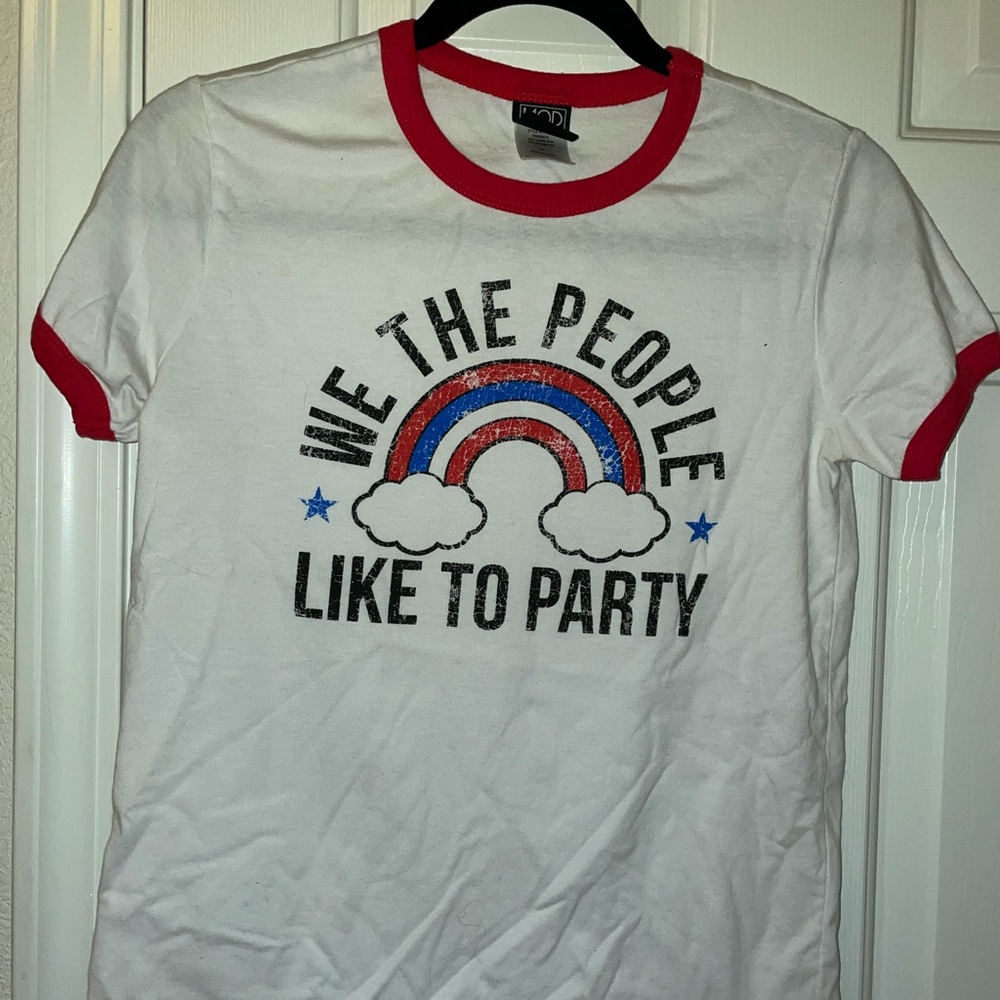 “We the people like to party” shirt